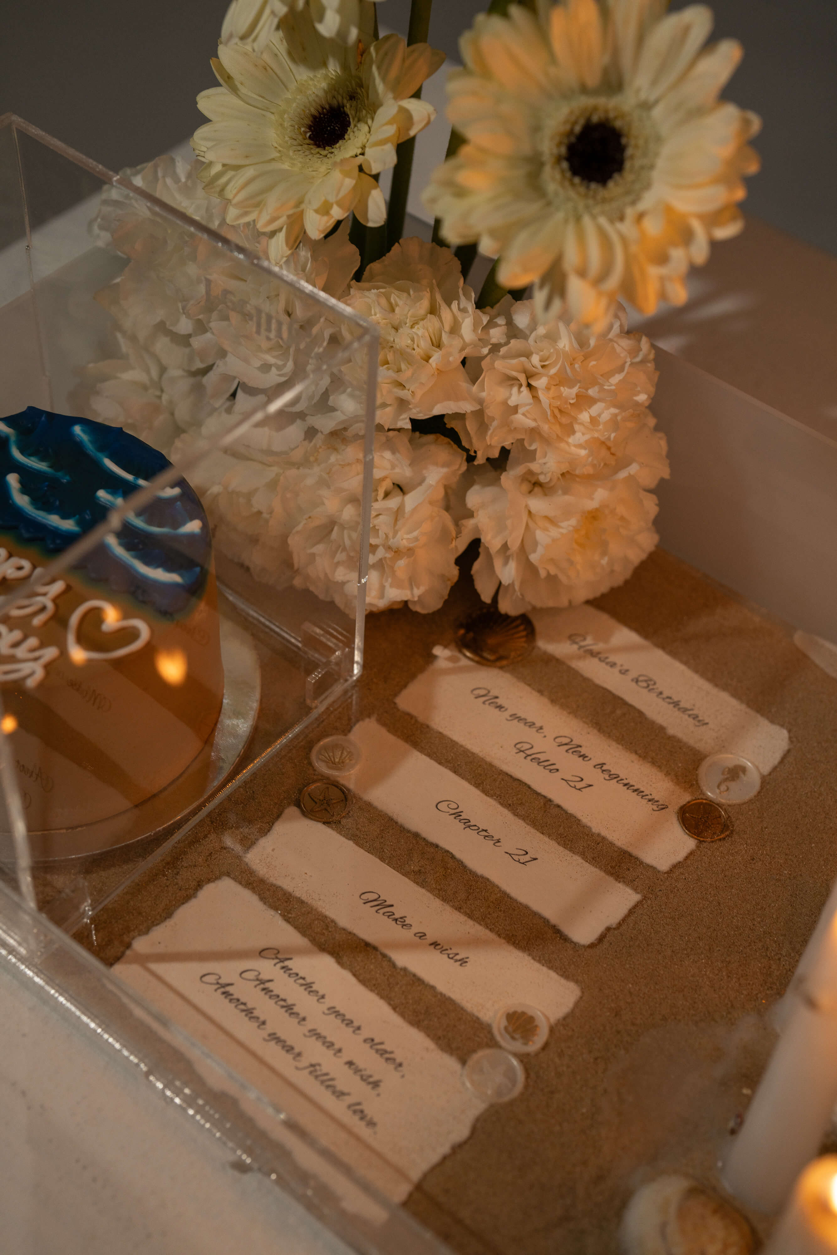 Sea Theme Candle Arrangement