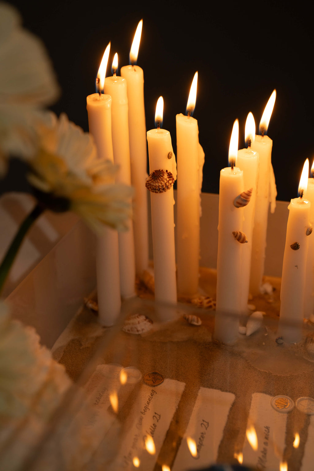 Sea Theme Candle Arrangement