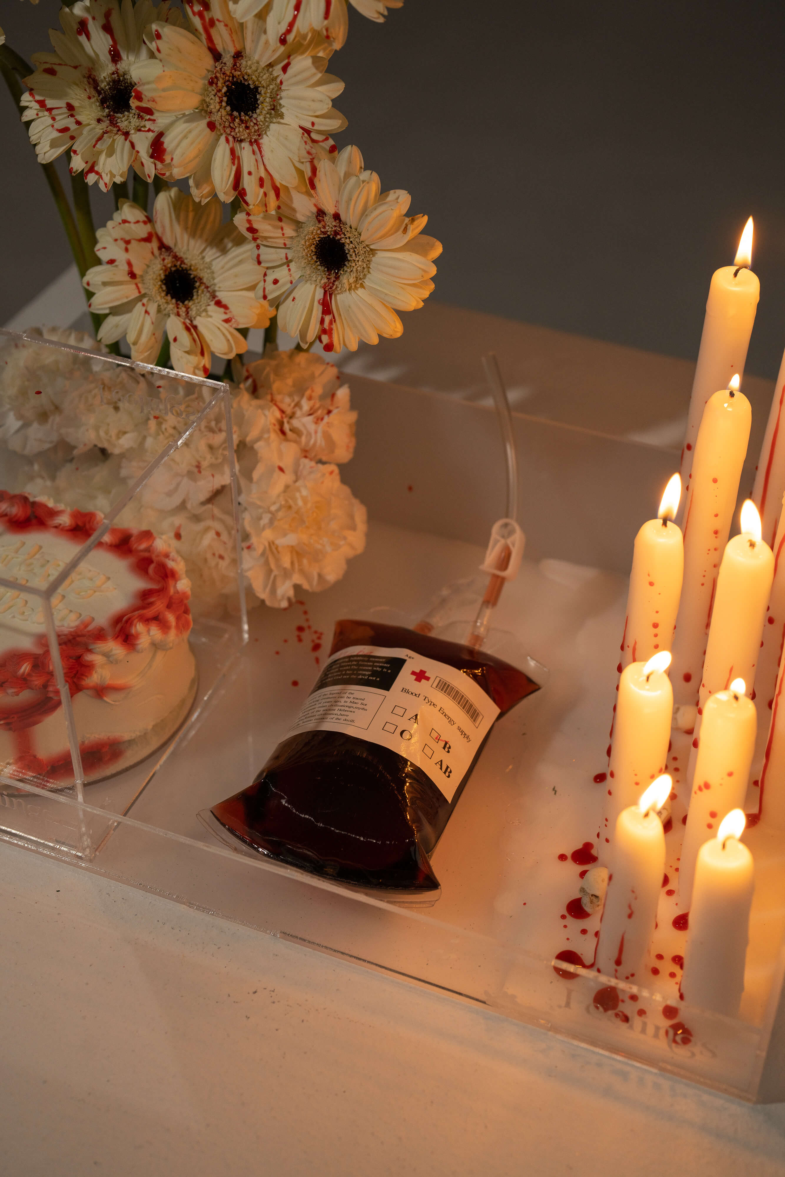 Halloween Theme Candle Arrangement