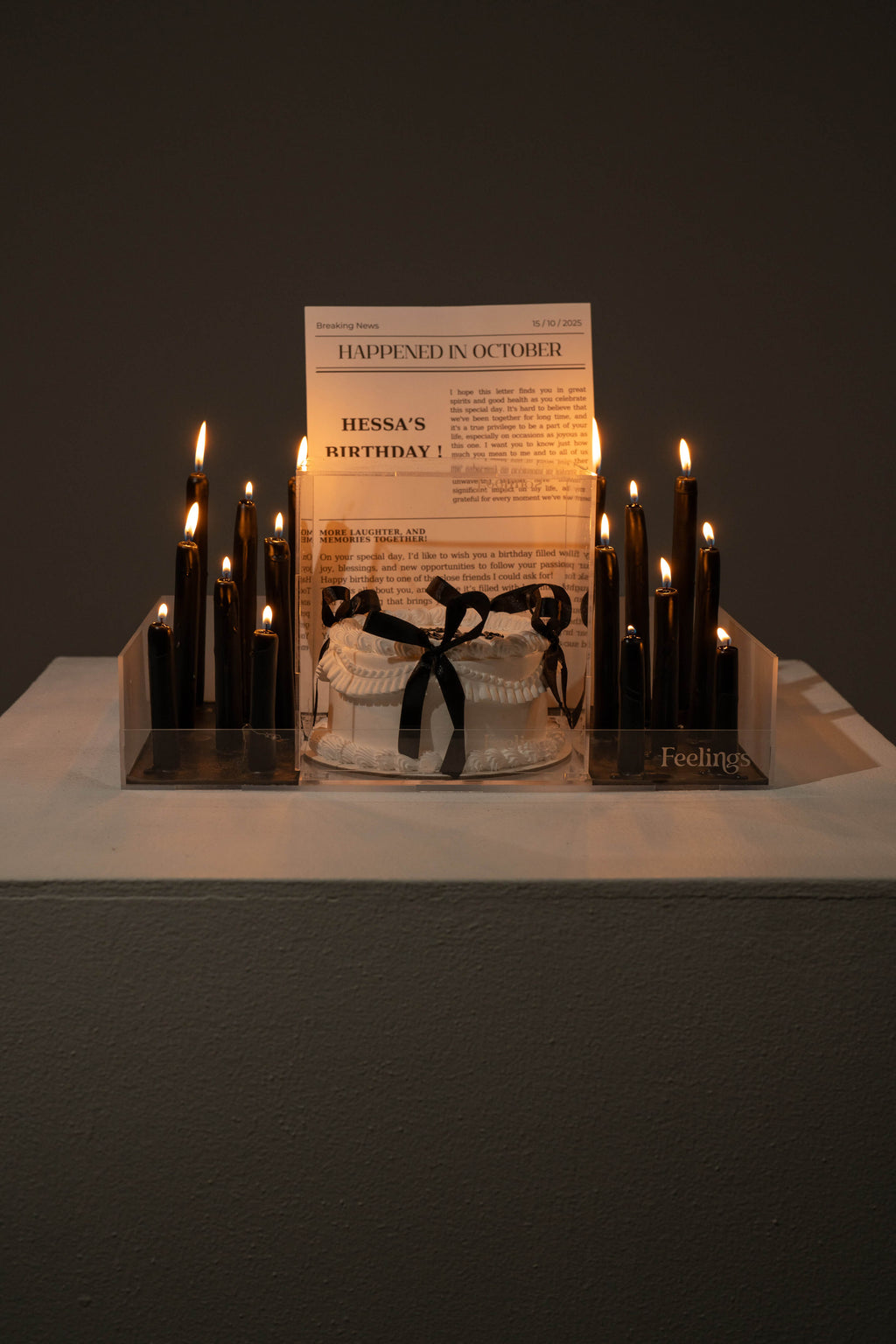 Medium Cake + Candle