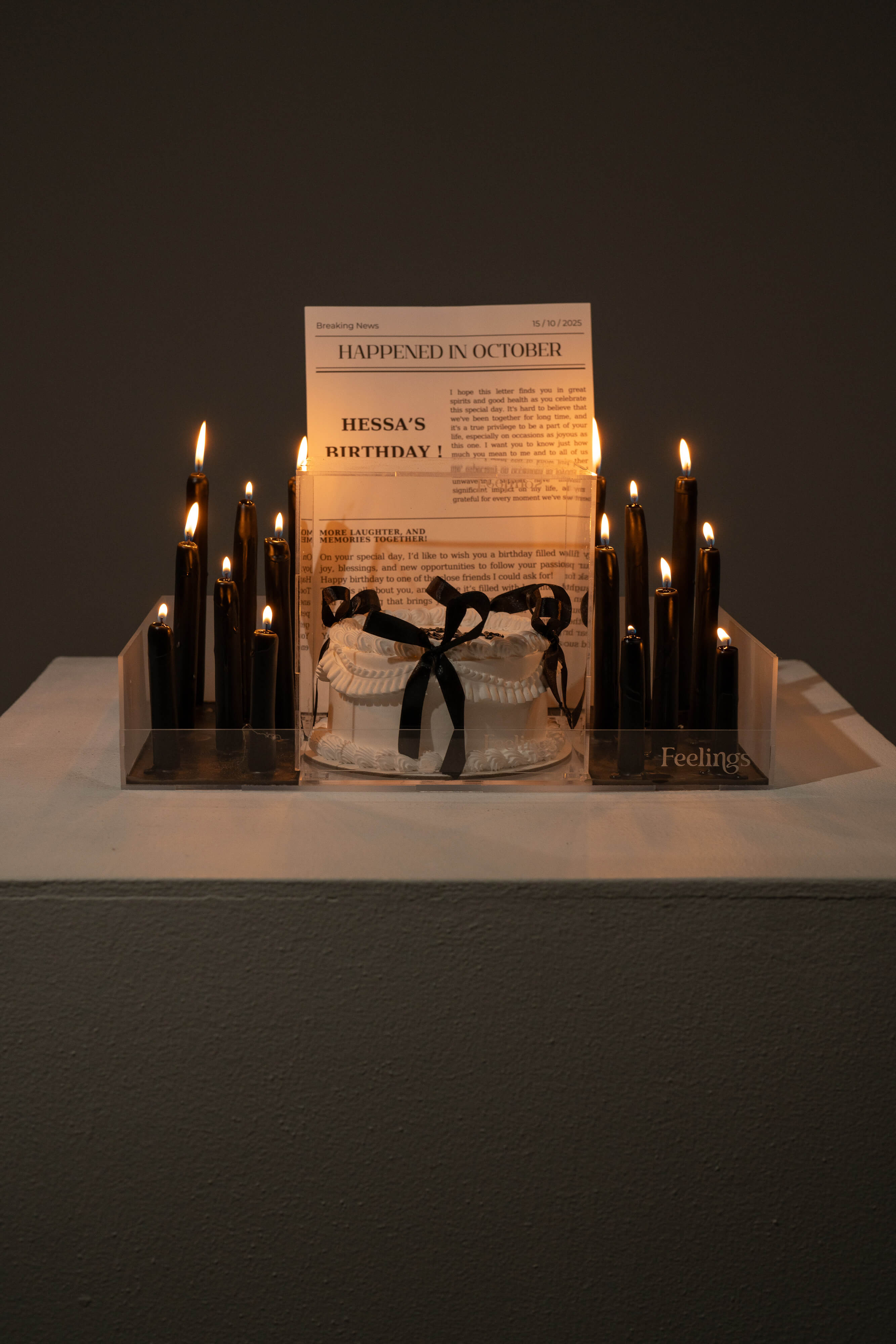 Medium Cake + Candle
