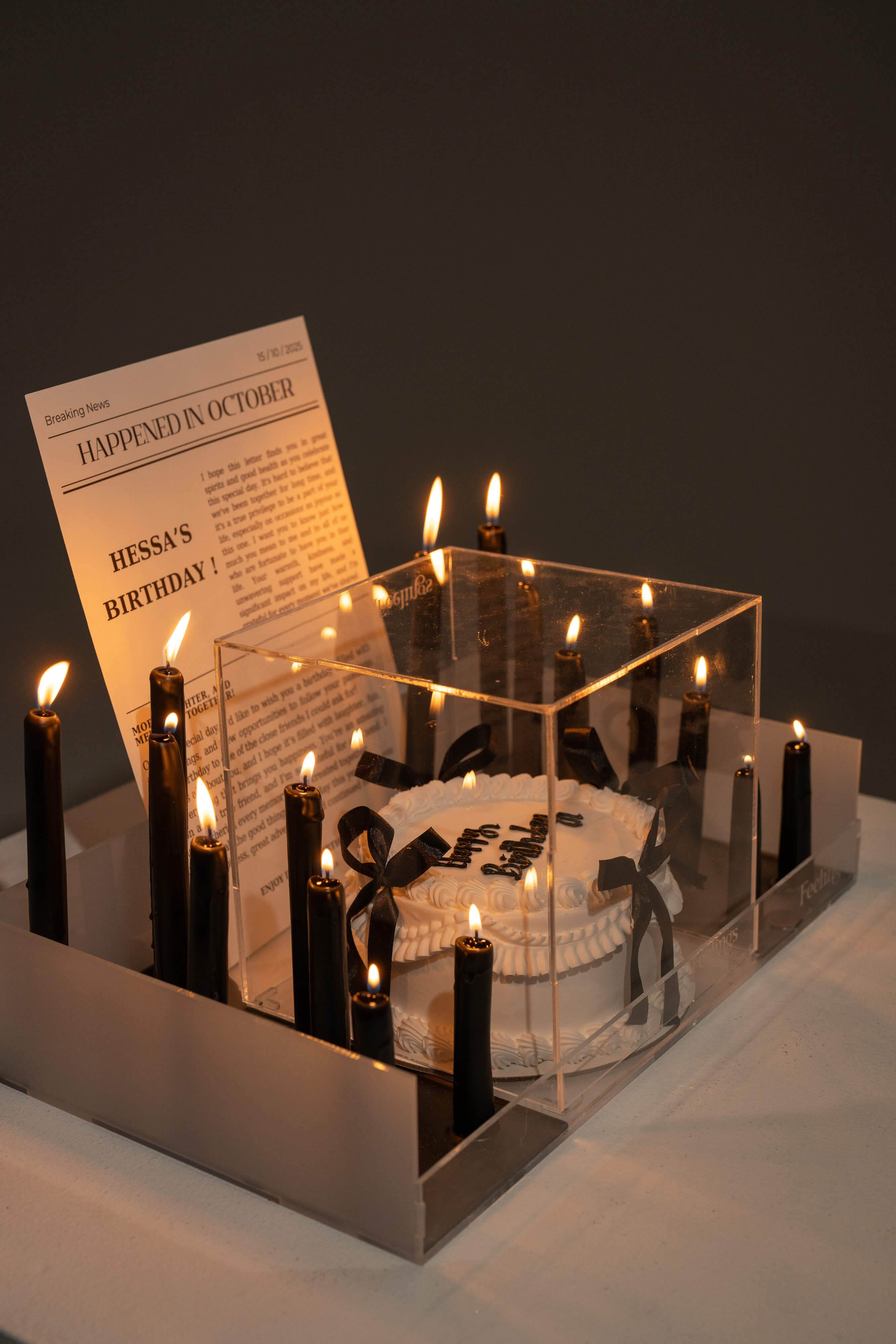 Medium Cake + Candle