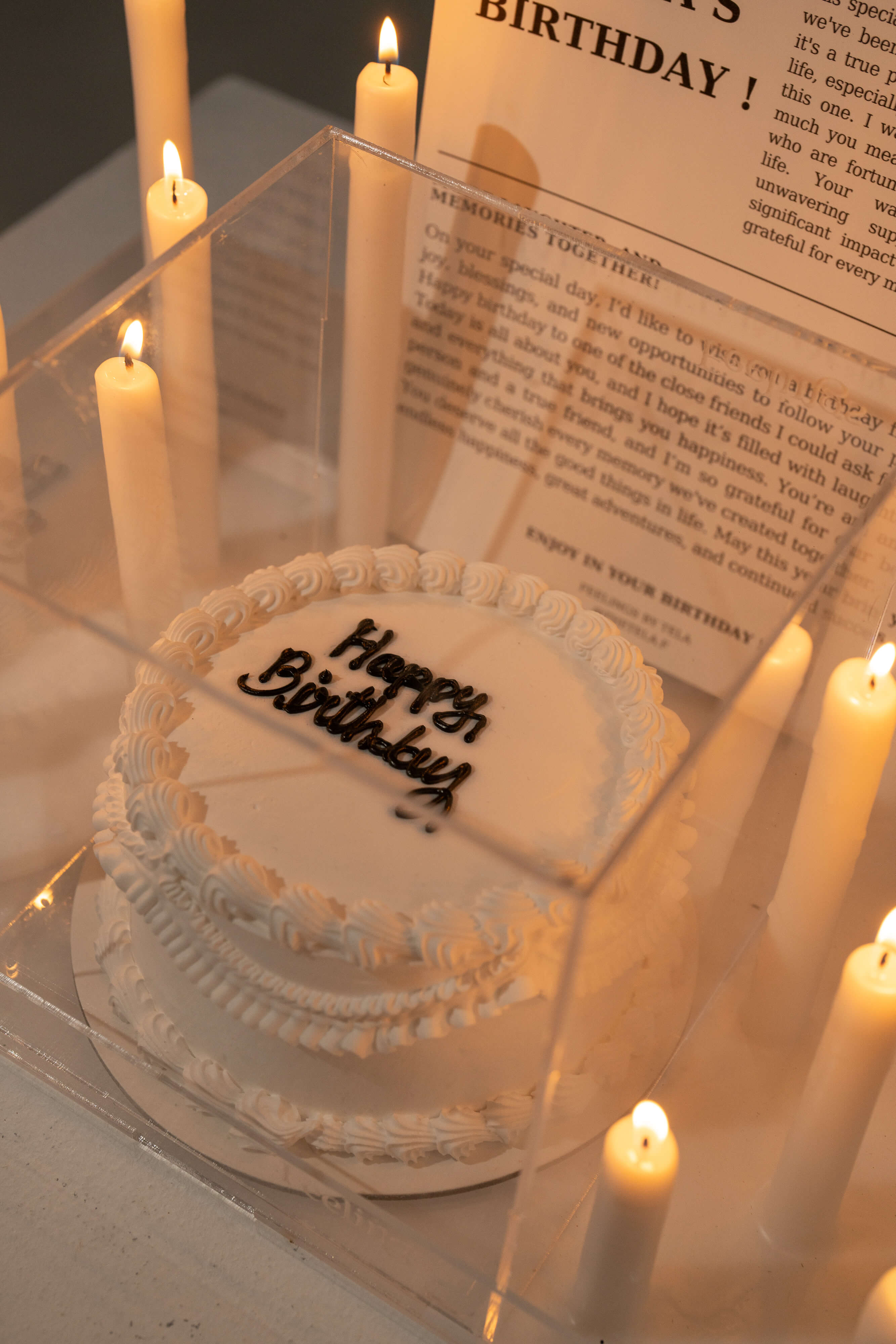Medium Cake + Candle