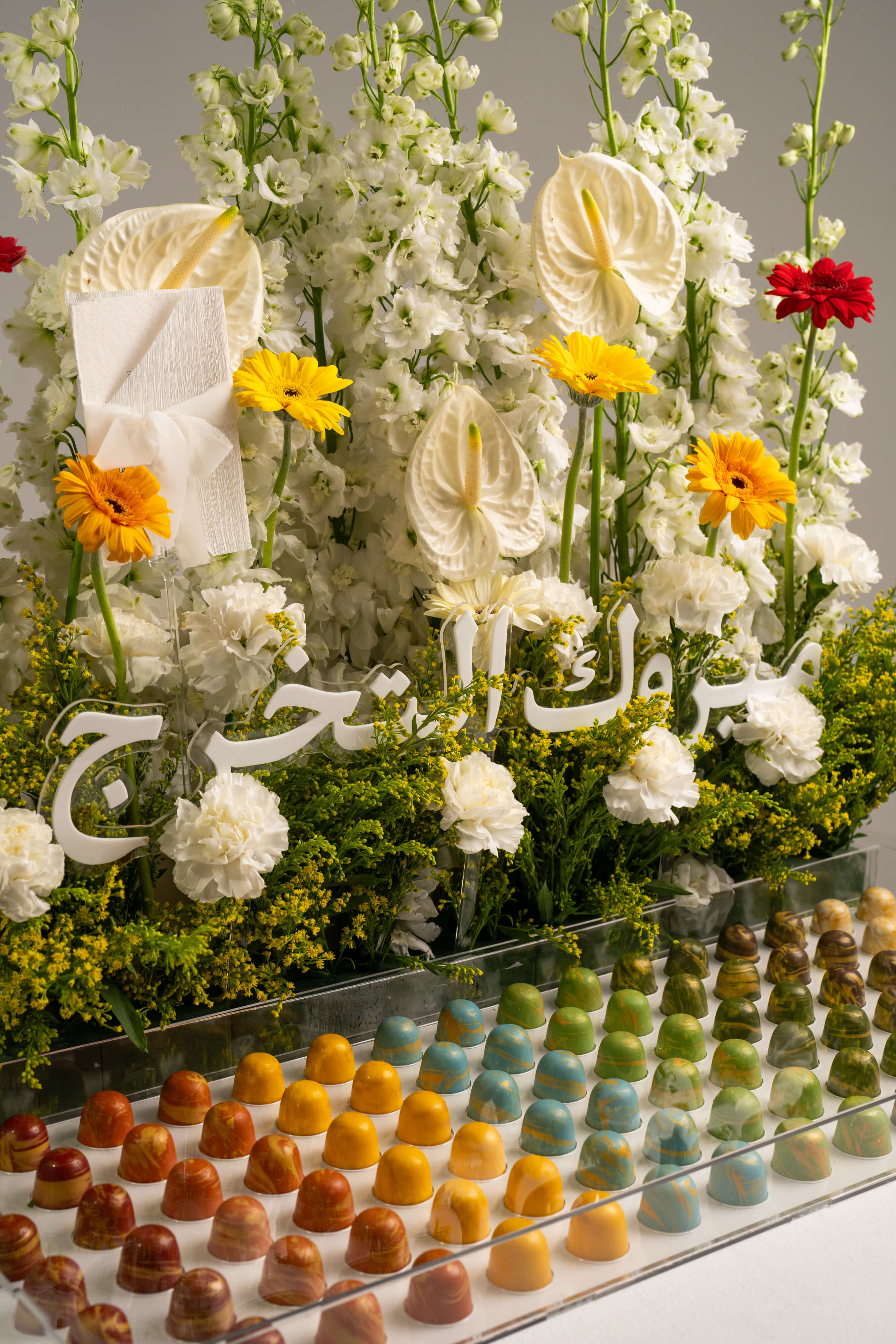 Large Chocolate Box (With Flowers)