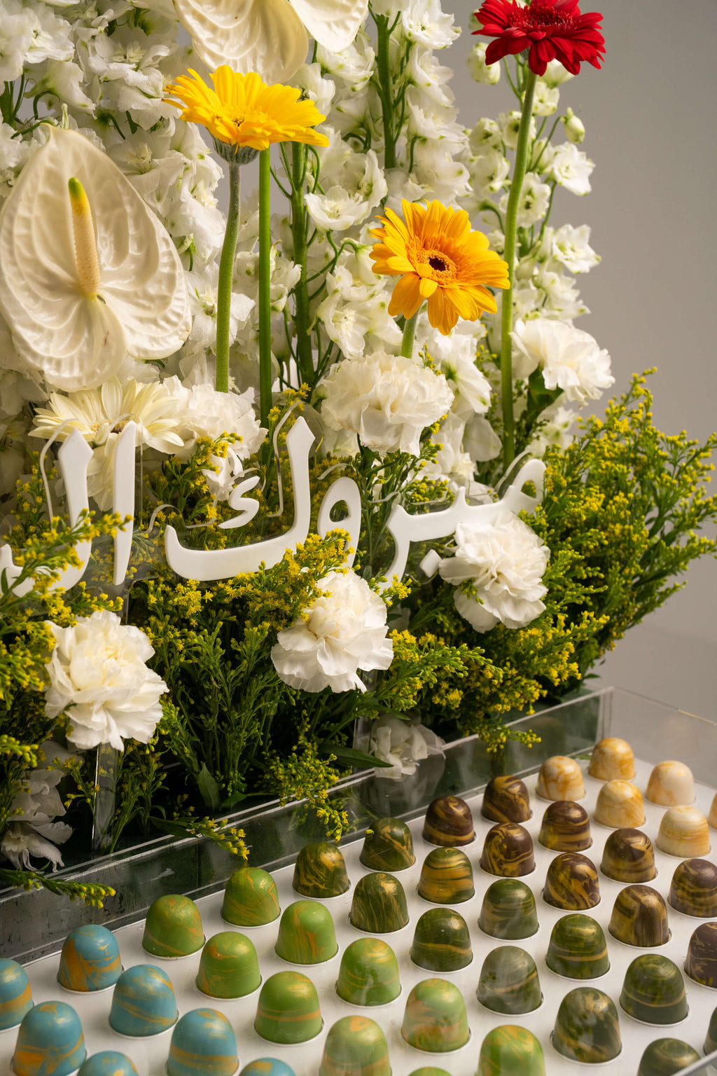 Large Chocolate Box (With Flowers)