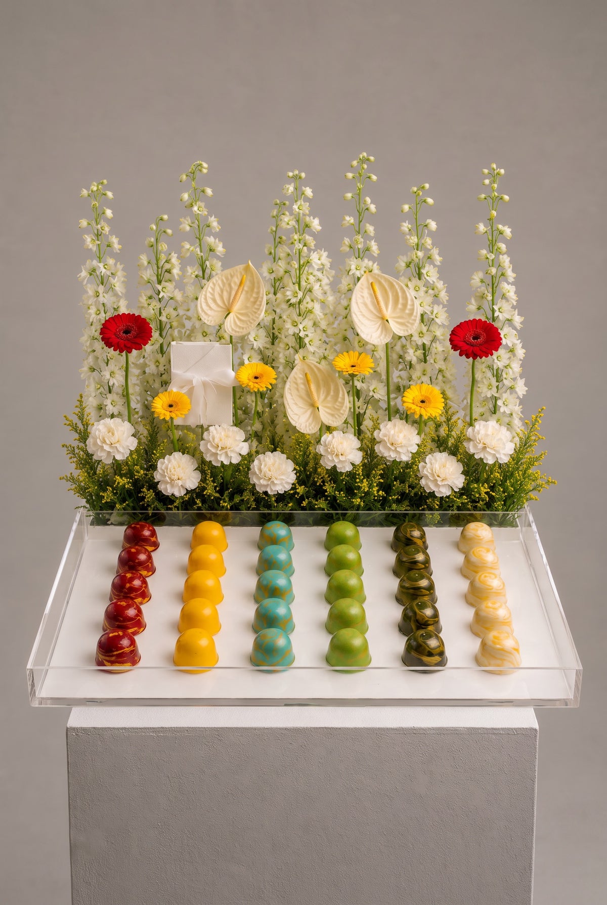 Small Chocolate Box (With Flowers)