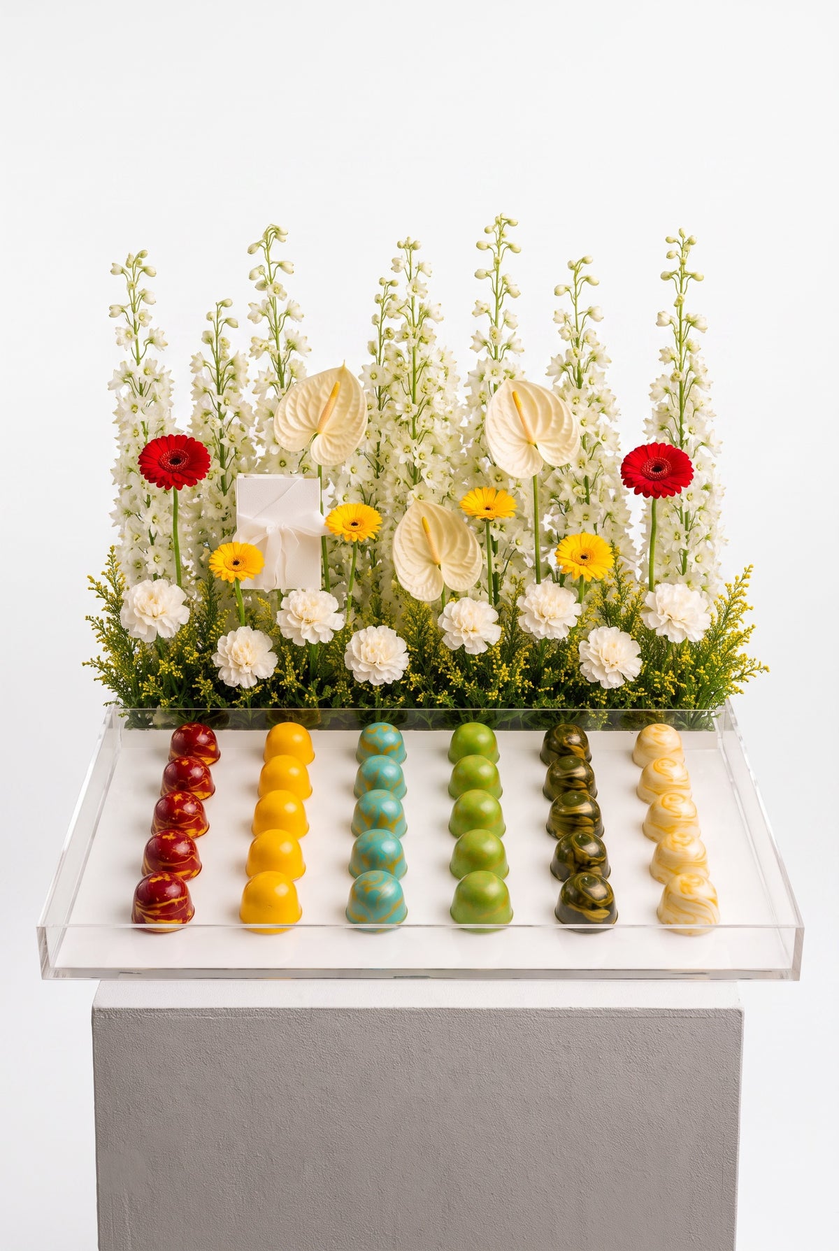 Small Chocolate Box (With Flowers)